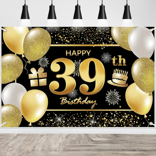 Vista 77 de Cartel de 1er feliz cumpleaños - Decoraciones para fiesta de cumpleaños de hombres