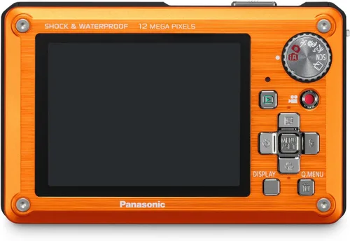 Vista 3 de Panasonic Lumix DMC-TS1 Cámara digital de 12MP con zoom estabilizado de imagen óptica MEGA gran angular de 4.6x y LCD de 2.7 pulgadas (naranja)