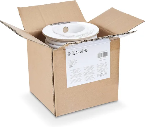 Vista 3 de Yaxa Basics - Cable de alambre de altavoz de audio de calibre 12 - Cobre libre de oxígeno al 99.9%, blanco, 100 pies