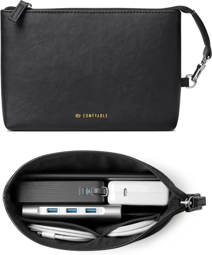 Comfyable Organizador electrónico de viaje, bolsa de almacenamiento de cable para accesorios tecnológicos, organizador de cables resistente al agua,