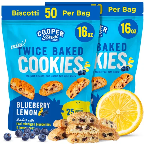 Vista 10 de Cooper Street Galletas biscotti de chocolate con brownie dos veces horneadas (16 onzas), más de 50 mini bocadillos de biscotti de estilo italiano