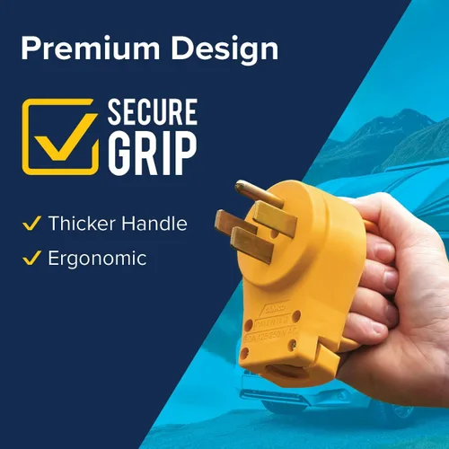 Vista 5 de Camco 55255 Enchufe de repuesto de 50 Amperios PowerGrip