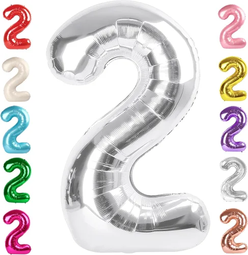 Vista 55 de Globos del números 0 de 40 pulgadas para formar los números 10, 20, 30, 40, 50, 60, 70, 80, 90, 100, para decoración de cumpleaños, bodas, eventos