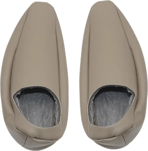 Vista 7 de NLQR 2 fundas para reposabrazos de asiento, color marrón neutro medio 522, compatible con Chevy Silverado Tahoe Suburban Avalanche GMC Sierra Yukon