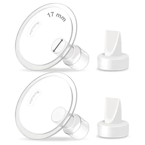 Vista 14 de Maymom Válvula de bomba y escudo MyFit de 0.591 in compatible con el extractor de leche Lansinoh Signature Pro/Smartpump/Extractor de leche manual.
