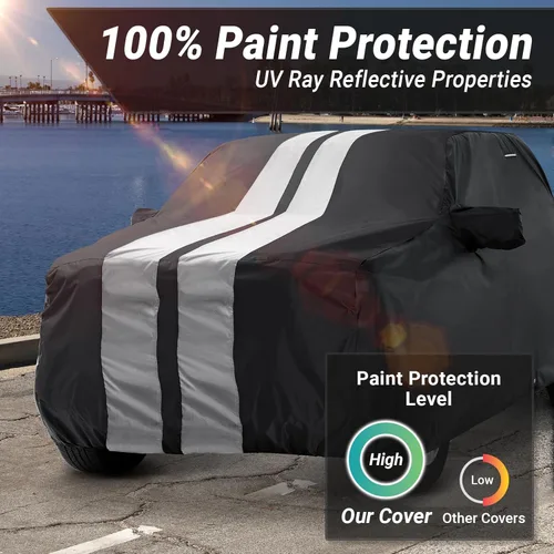 Vista 3 de iCarCover Premium Cubierta para Camiones para Ford Explorer Sport Trac 2001-2010 de Alta Resistencia Impermeable para Todo Clima Personalizada