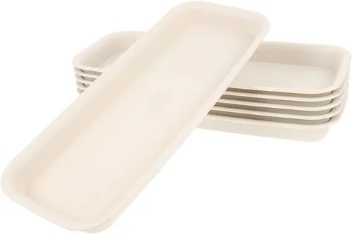 Vista 10 de Bandeja rectangular de plástico para plantas, bandeja de goteo para maceta, bandeja de goteo para alféizar de ventana, estante de ventana de 9.73 x