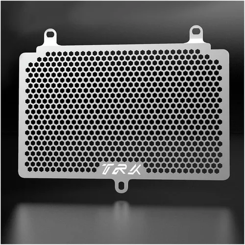 Vista 8 de Motorcycle Aluminium Accessories Radiator Grille Guard Protector Cover for TRK702 TRK702X TRK 502 TRK502X 2018-2023 2022(Black)