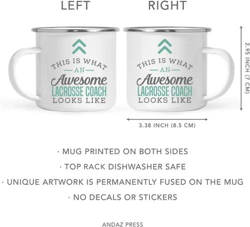 Vista 253 de Andaz Press 11oz. Stainless Steel Campfire Coffee Mug Gift, This is What an Awesome Mentor Looks Like, 1-Pack, Birthday Gift Ideas Coworker Him Her
