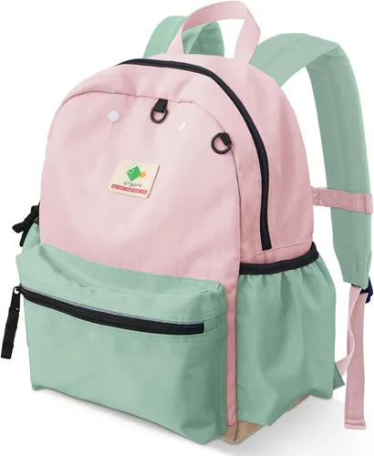 Mochila para niños pequeños de 1 a 3 años mochila para bebé con correa para niños y niñas, arnés antipérdida para caminar, K-rosa limonada-m,