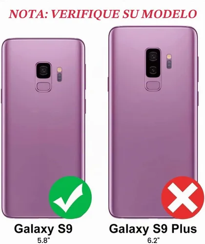 Vista 2 de Funda para Galaxy S9, Samsung Galaxy S9 con protector de pantalla de TPU flexible autorreparable [2 unidades], 3 en 1 de cuerpo completo a prueba