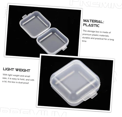 Vista 8 de CIMAXIC Jewelry Storage Box Set 120pcs Small Organizers Lids for Earring Ring and Pill Sorting