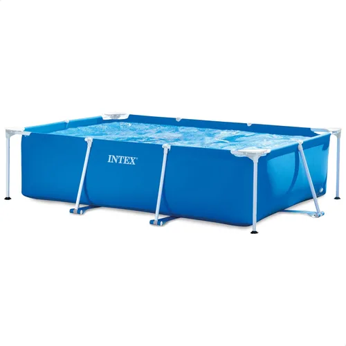 Vista 10 de Intex Nueva piscina sobre el suelo con marco rectangular