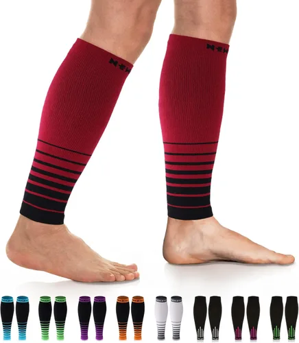 Vista 27 de Newzill - Mangas de compresión de pantorrilla (20-30mmHg) para hombre y mujer - Opción perfecta para nuestros calcetines de compresión