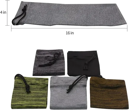 Vista 6 de RUBY.Q Calcetines para pistola, calcetines tejidos tratados con silicona de 16 pulgadas, calcetín transpirable para pistola