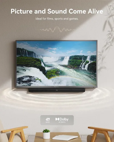 Vista 7 de SYLVOX - Televisión inteligente para exteriores 4K de 43 pulgadas