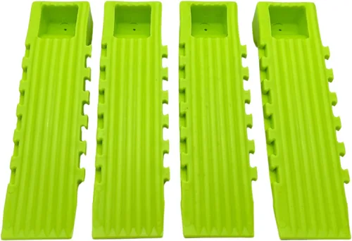 Traba ruedas interconectables color fluorescente 48-WSN (juego de 4 unidades)