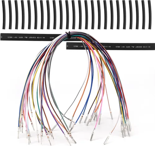 MoKitDora Kit de arnés de extensión de cableado de manillar de 12 pulgadas, cables de control de interruptor para modelos Harley Touring Electra