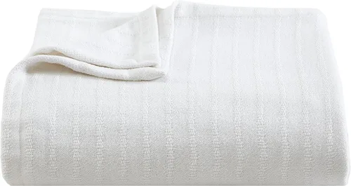 Vista 2 de Vera Wang - Manta suave tamaño Queen para cama y sofá, manta acogedora