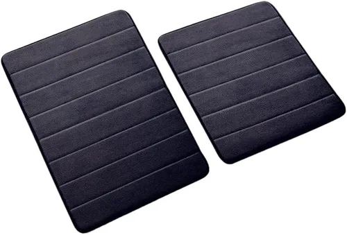 Alfombra antideslizante de Baño De Espuma Viscoelástica, Alfombrilla De Baño Extrasuave Y Antideslizante, Alfombra De Baño Súper Absorbente (Color