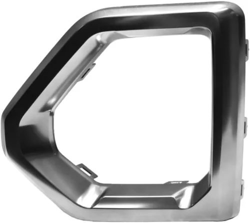 KarParts360 Para GMC Sierra 1500 2019 2020 2021 Bisel de luz antiniebla lado del conductor | Delantero | Hecho de plástico | Negro | Reemplazo para