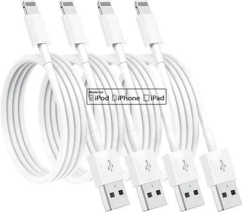 Vista 21 de Susnwere Cable de carga extra largo para iPhone de 15 pies, [certificado Apple MFi], cable USB a Lightning de 15 pies, cable de carga rápida