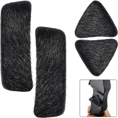 Reposo de flecha de arco recurvo para el cabello, soporte para flechas para el cabello, soporte adhesivo de piel, almohadilla de piel de arco largo,