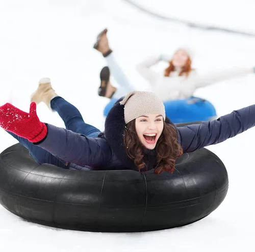 Vista 7 de Bradley Heavy Duty Butyl Rubber Inner Tubes – Inflatable Tubes for Snow Sledding, River Floating, Pool Closing, and Whitewater Adventures
