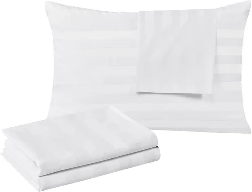 Vista 10 de Juego de 2 fundas de almohada 100% de algodón egipcio de 400 hilos de tejido satinado, fundas de almohada refrescantes de fácil cuidado con Gris a