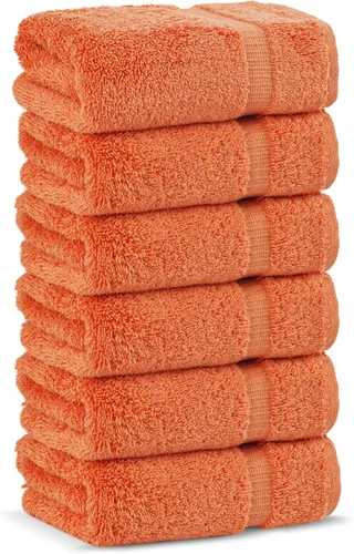 Vista 9 de Chakir Turkish Linens - Juego de toallas de algodón de 6 piezas (2 toallas de baño, 2 toallas de mano, 2 paños)
