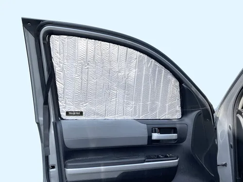 Vista 4 de YelloPro Auto Parasol para asiento delantero de ventana lateral, ajuste personalizado para Toyota Tundra 2007 2008 2009 2010 2011 2012 2013 2014