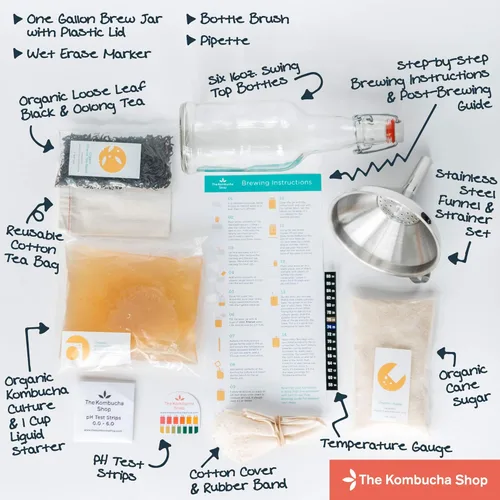 Vista 3 de Kombucha Kit principal para fermentar