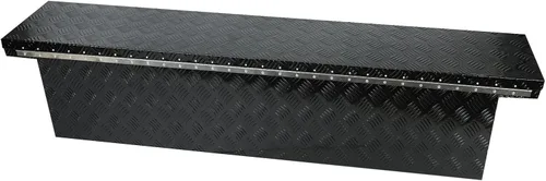 Vista 8 de Caja de Herramientas para Cama de Camión de 63 Pulgadas, Resistente, Pick up con Banda de Rodadura de 5 Barras, Caja de Almacenamiento, Cajas