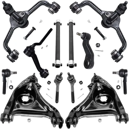 Vista 89 de Detroit Axle - Kit de suspensión frontal de 12 piezas para Volkswagen Jetta Golf Beetle, 2 brazos de control inferiores, 2 rótulas inferiores