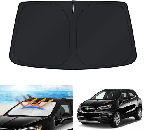 Vista 155 de KUST Parasol para parabrisas para BMW X1 F48 2016, 2017, 2018, 2019, 2020, 2021, 2022, accesorios de ajuste personalizado, parasol plegable