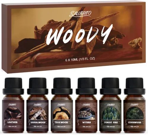 Vista 18 de SALUBRITO Juego de aceites aromáticos Zen, aceite esencial de té para difusor, vela, fabricación de jabón, té blanco, té negro, té verde mezclado