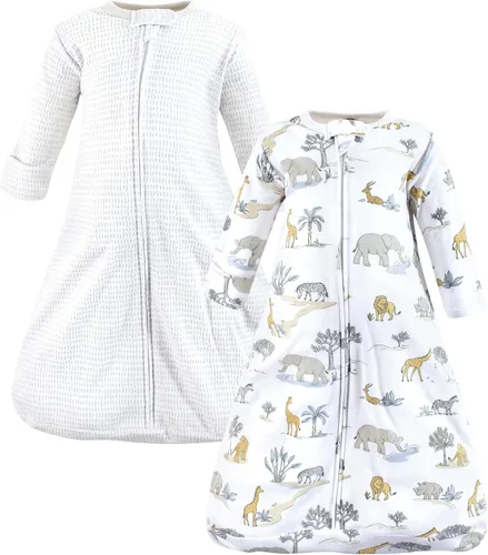 Vista 66 de Hudson Baby Saco de dormir unisex de algodón con manga larga para bebé, saco, manta
