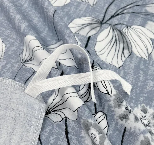 Vista 34 de Marina Decoration Juego de funda de edredón de 3 piezas con 2 fundas de almohada, diseño de rayas negras y grises, tamaño doble/matrimonial