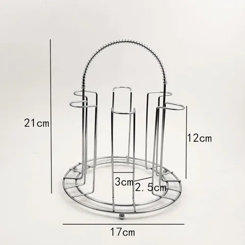 Vista 9 de Zerodis Otro almacenamiento y accesorios de cocina, soporte de estante de almacenamiento de vasos de drenaje para el hogar para fiesta de vidrio