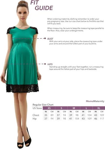 Vista 7 de Momo Maternity Outerwear Women Natalie Wool Pea Coat Pregnancy Winter Jacket