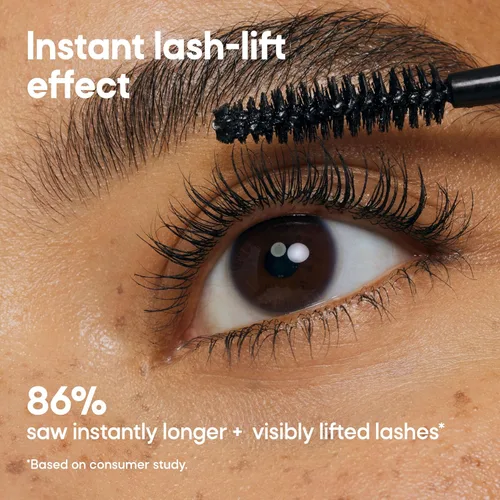 Vista 5 de Almay, máscara de alargamiento impermeable para levantamiento de volumen, maquillaje de ojos, hipoalergénico y sin fragancia, 030 impermeable, negro