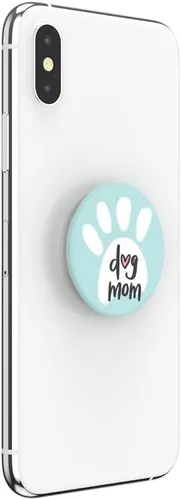 Vista 3 de PopSockets Agarre adhesivo para teléfono, soporte, soporte para teléfono, perro - PG-Dog Mom OW OW OW