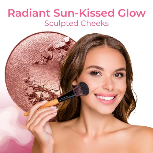 Vista 8 de Kit de maquillaje mineral de tamaño completo, set de base mate, Beige