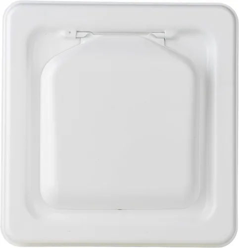Vista 9 de NO-PEST VENT MetalGuard – Cubierta de ventilación exterior para secadora de doble puerta, 4 pulgadas, acero resistente con recubrimiento en polvo