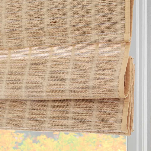 Vista 17 de DEJAVU Persianas romanas inalámbricas para ventanas, persianas romanas de ventana de tela con forro lavable beige, persianas romanas personalizadas
