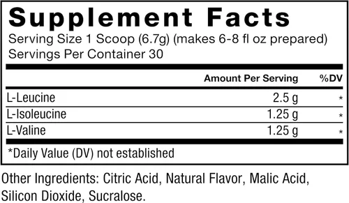 Vista 7 de Force Factor BCAA Aminoácidos Suplemento 2:1:1, delicioso y refrescante BCAA en polvo para apoyar la recuperación muscular y el rendimiento, sin