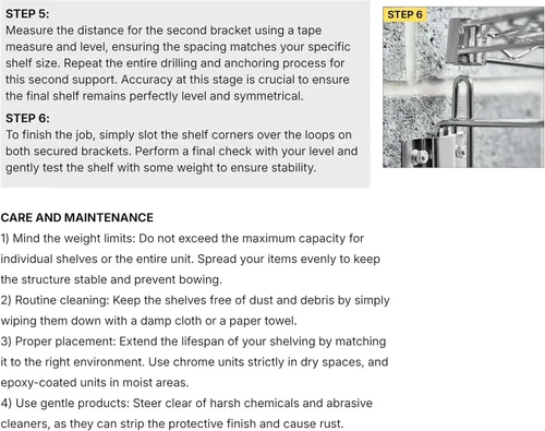Vista 11 de Estante de montaje en pared de alambre epoxi negro de 14" x 24