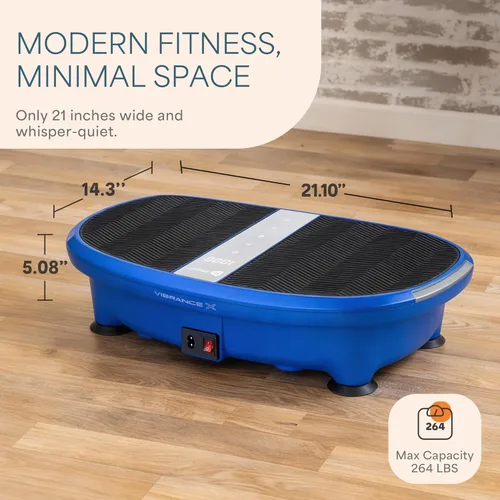 Vista 6 de Lifepro Vibration Plate for Lymphatic Drainage – Vibration Platform Machine with EMS or LED Indicator Model – Remote Control Whole-Body Vibrating