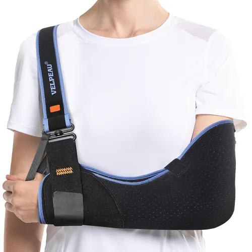 Cabestrillo Velpeau para Brazo y Hombro Inmovilizador para Mujeres y Hombres, se ajusta al Brazo Izquierdo o Derecho - Tirante de Apoyo para