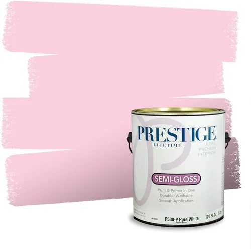 Vista 271 de Prestige Paints Pintura exterior e imprimación en uno, 1 galón, plano, coincidencia comparable de Valspar* Amber Rose*